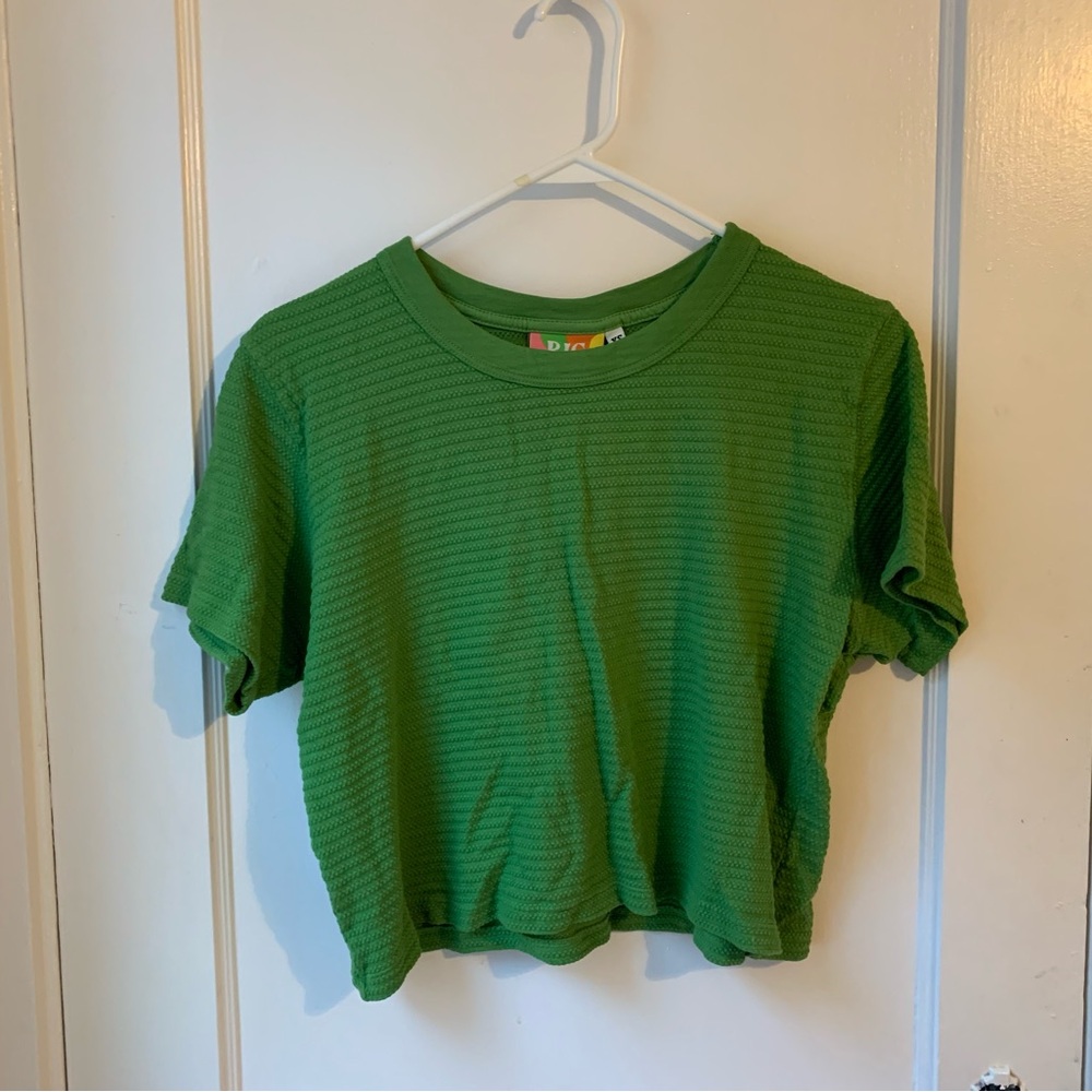 Big bud press honeycomb cropped tee